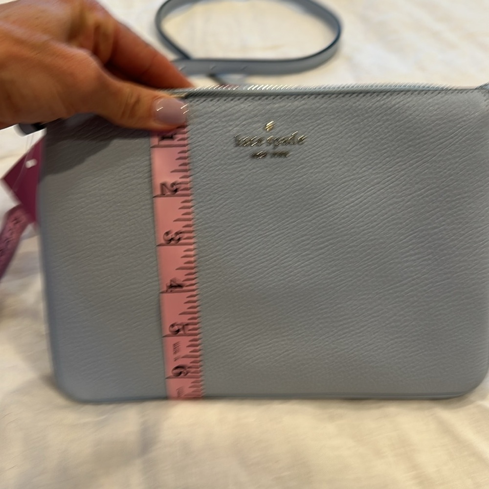 Kate Spade Powder Blue Handbag with adjustable shoulder or crossbody strap - Picture 9 of 9